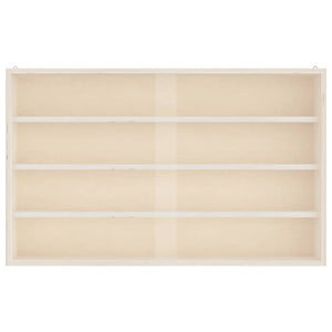 Holz Sammlervitrine mit Türen, 60 cm