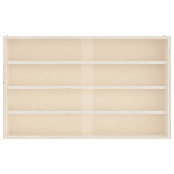 Holz Sammlervitrine mit Türen, 60 cm