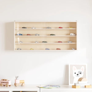 Holz Sammlervitrine mit Türen, 80cm