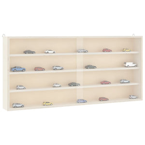 Holz Sammlervitrine mit Türen, 80cm