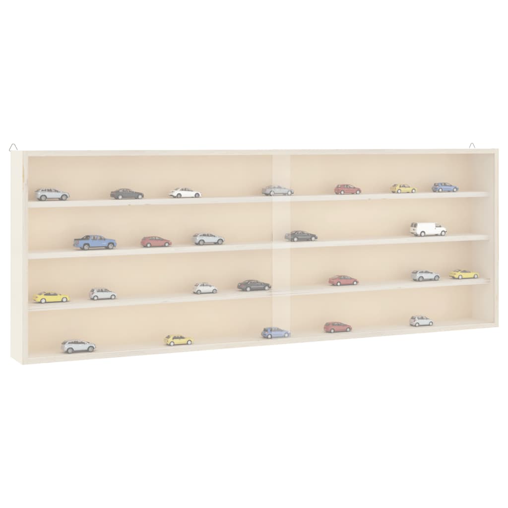 Holz Sammlervitrine mit Türen, 100 cm