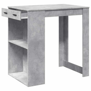 Bartisch Betongrau 102x70 cm