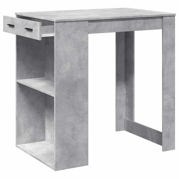 Bartisch Betongrau 102x70 cm