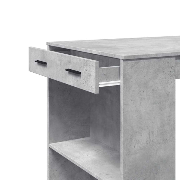 Bartisch Betongrau 102x70 cm