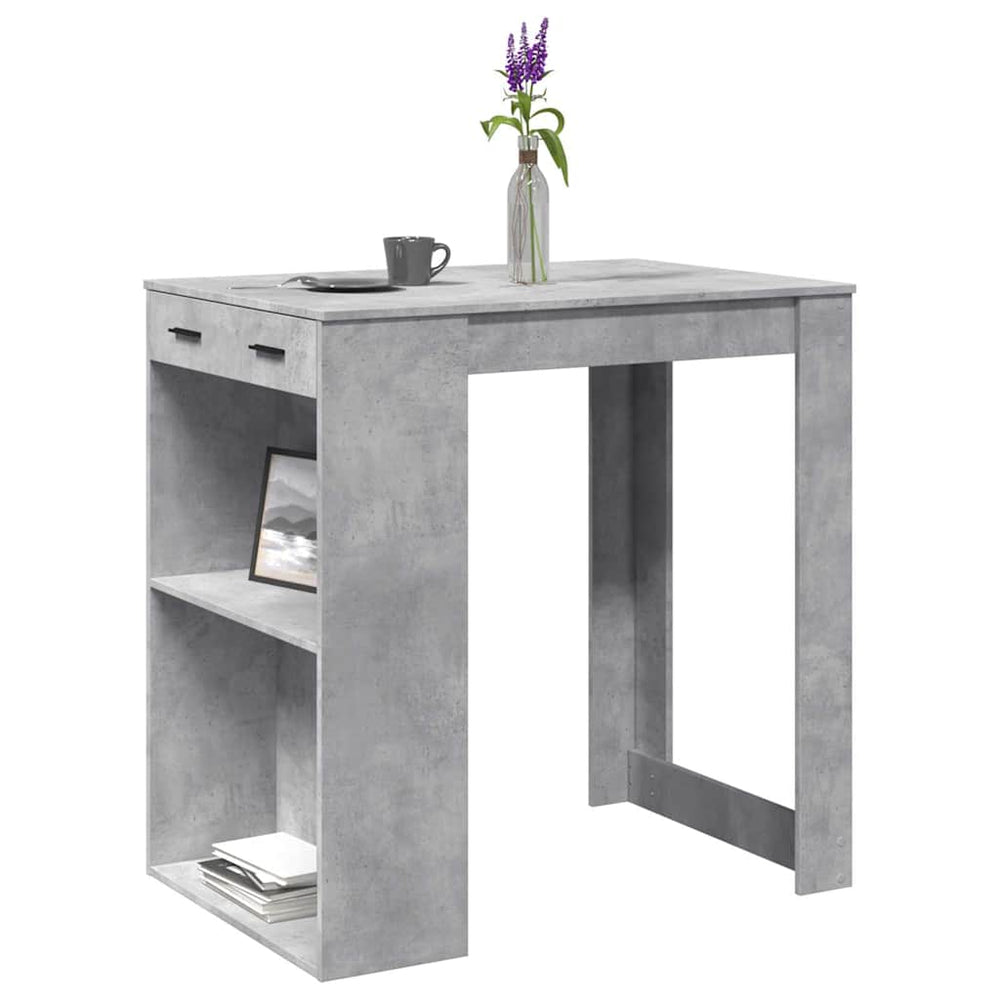 Bartisch Betongrau 102x70 cm