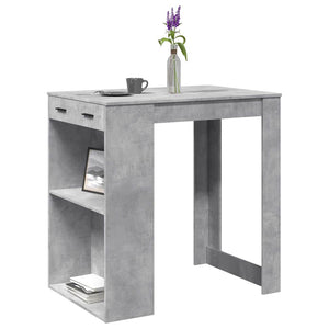 Bartisch Betongrau 102x70 cm