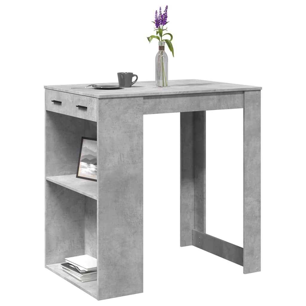 Bartisch Betongrau 102x70 cm