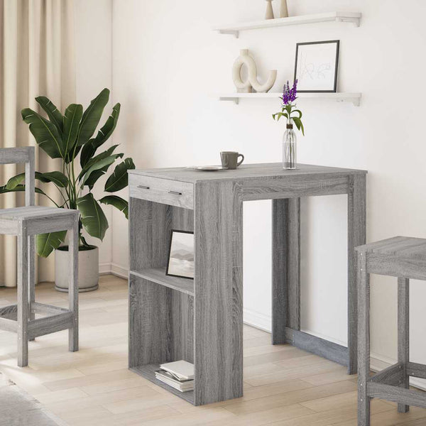 Bartisch Grau Sonoma 102 cm