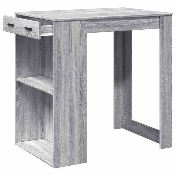 Bartisch Grau Sonoma 102 cm