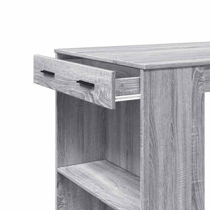 Bartisch Grau Sonoma 102 cm