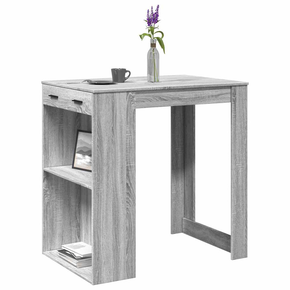 Bartisch Grau Sonoma 102 cm