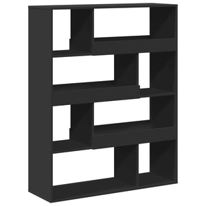 Schwarzes Bücherregal 100x33x125,5 cm