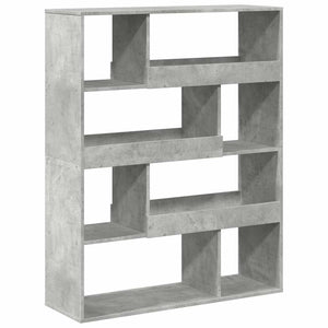 Betongraues Bücherregal, 100 cm