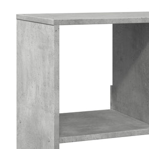 Betongraues Bücherregal, 100 cm