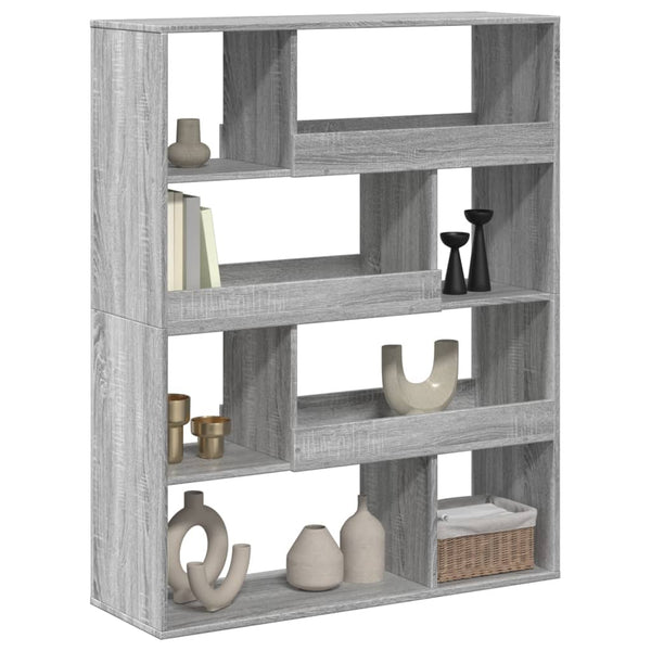 Bücherregal Grau Sonoma 100x33x125,5 cm