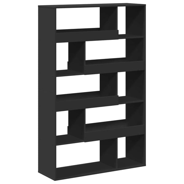 Schwarzes Bücherregal 100x33x156,5 cm