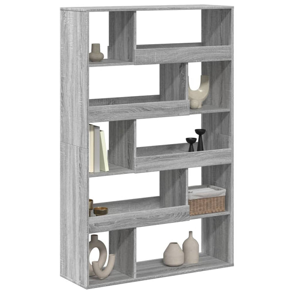 Bücherregal Grau Sonoma 100 cm