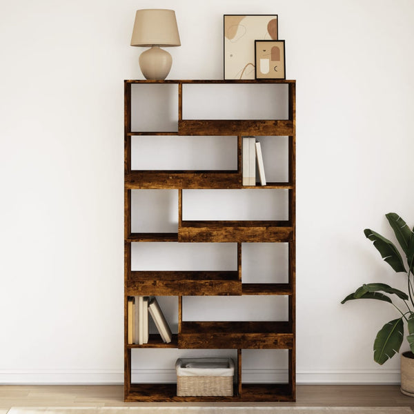 Bücherregal Räuchereiche 100x33x187,5 cm