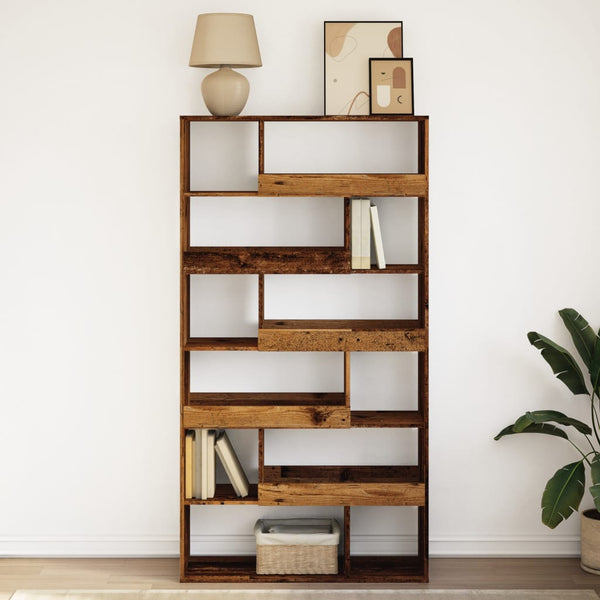 Bücherregal Altholz-Optik 100 cm