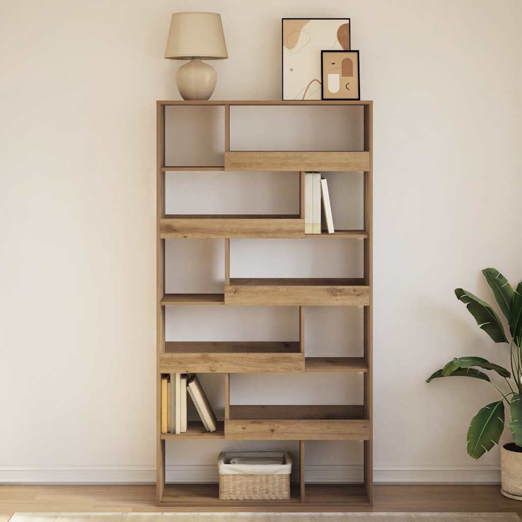 Bücherregal Artisan Eiche 100x33x187,5 cm