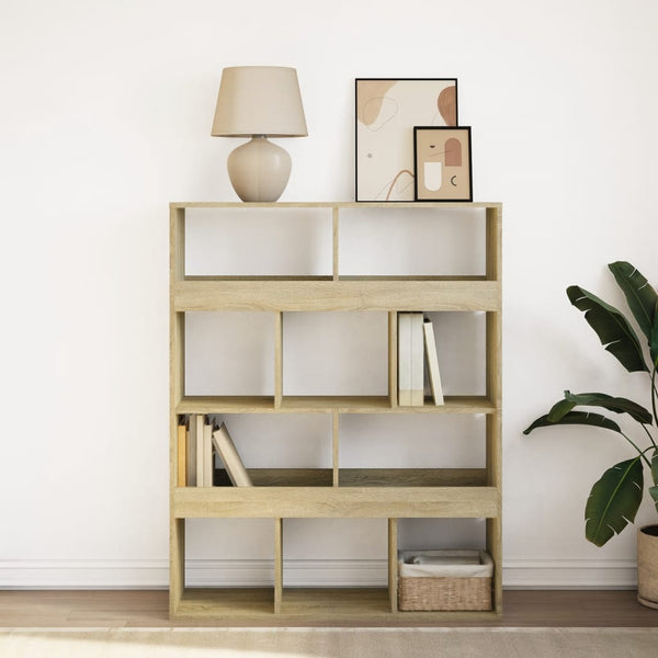Bücherregal Sonoma Eiche 100x33x125,5 cm