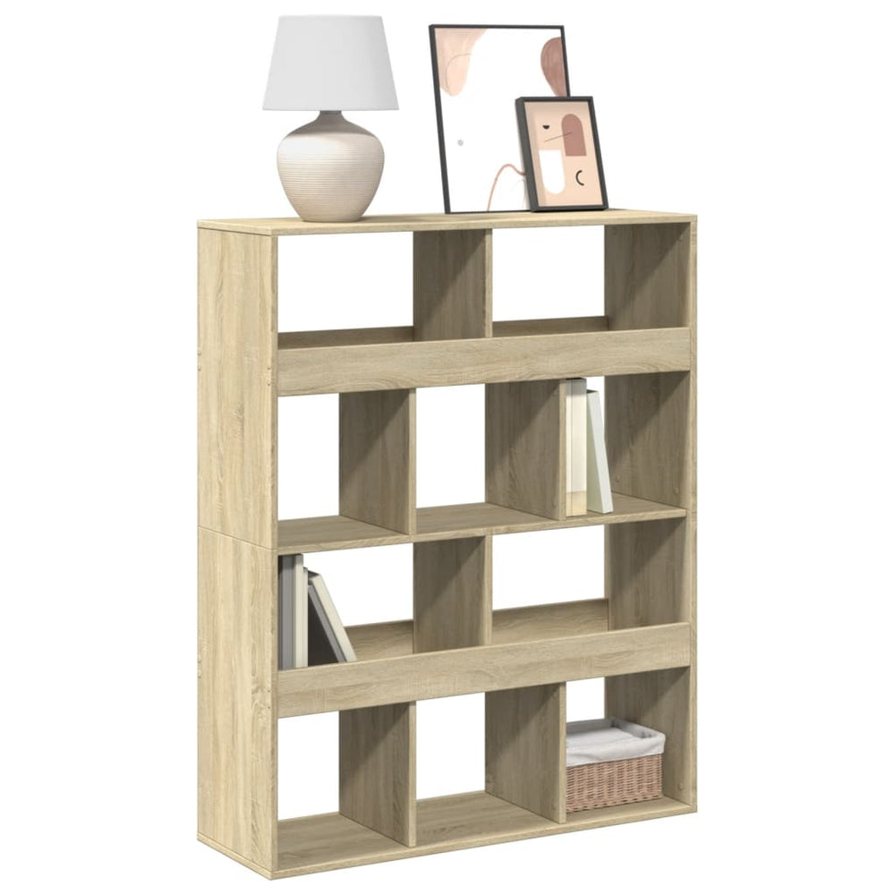 Bücherregal Sonoma Eiche 100x33x125,5 cm
