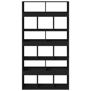 Schwarzes Bücherregal 100 cm