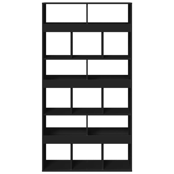 Schwarzes Bücherregal 100 cm