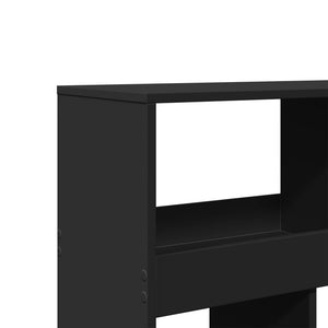 Schwarzes Bücherregal 100 cm