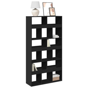 Schwarzes Bücherregal 100 cm