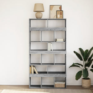 Bücherregal Grau Sonoma 100 cm