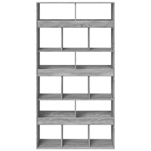 Bücherregal Grau Sonoma 100 cm