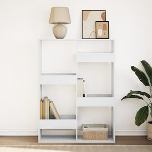 Bücherregal Weiß 100x33x135 cm