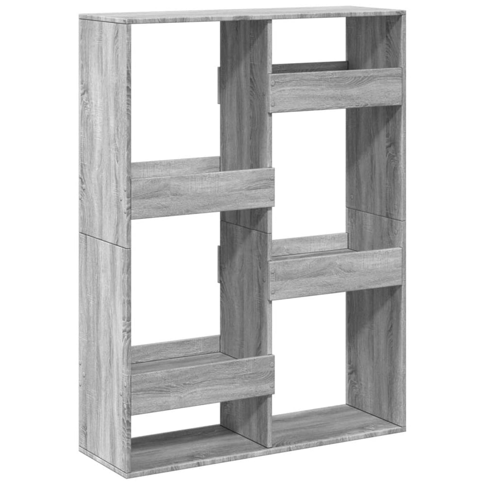 Bücherregal Grau Sonoma 100x135 cm