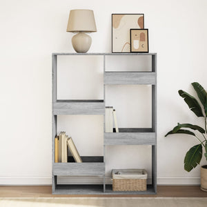 Bücherregal Grau Sonoma 100x135 cm