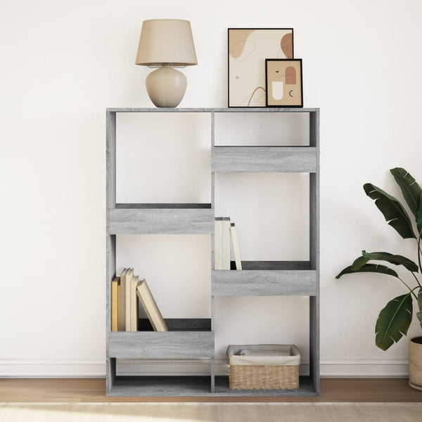 Bücherregal Grau Sonoma 100x135 cm
