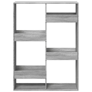 Bücherregal Grau Sonoma 100x135 cm