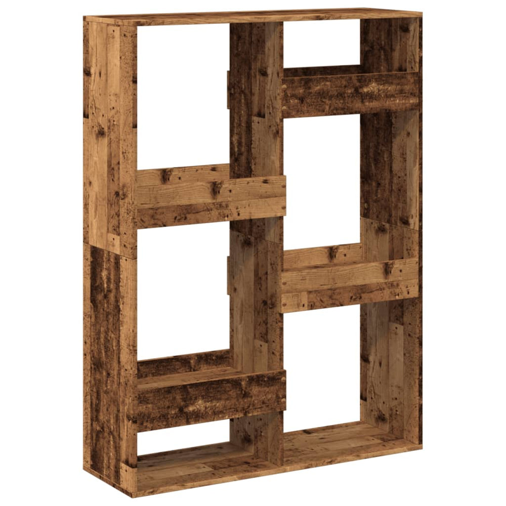 Bücherregal Altholz-Optik 100x135 cm