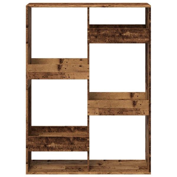 Bücherregal Altholz-Optik 100x135 cm