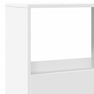 Weißes Bücherregal 100x33x155,5 cm