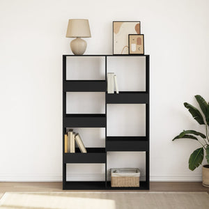 Schwarzes Bücherregal 100x33x155,5 cm
