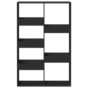 Schwarzes Bücherregal 100x33x155,5 cm