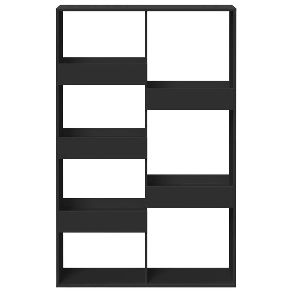 Schwarzes Bücherregal 100x33x155,5 cm