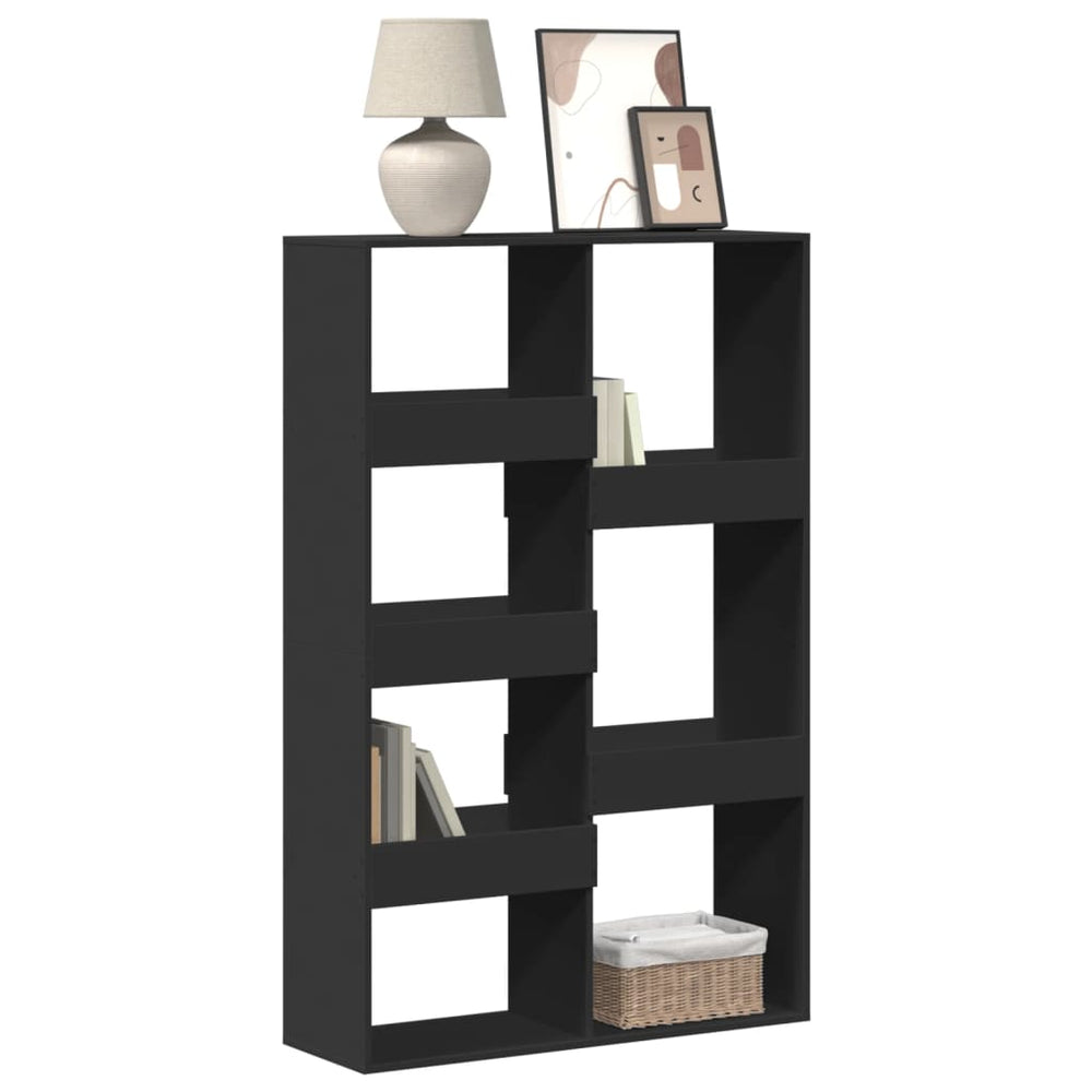Schwarzes Bücherregal 100x33x155,5 cm