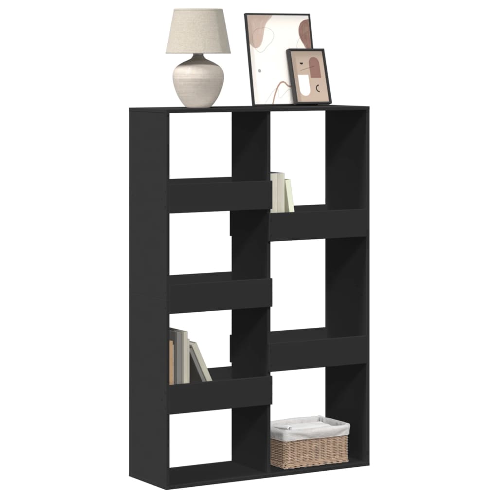 Schwarzes Bücherregal 100x33x155,5 cm