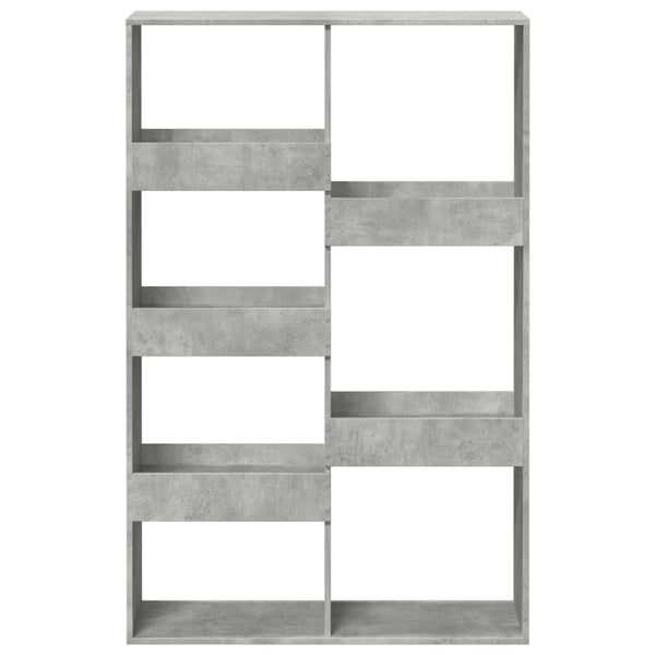 Bücherregal Betongrau 100x33x155,5 cm