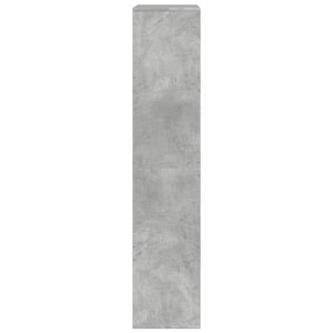 Bücherregal Betongrau 100x33x155,5 cm