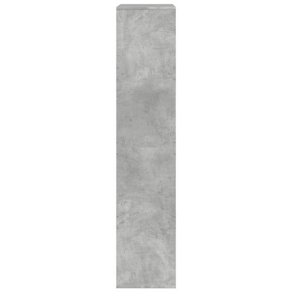 Bücherregal Betongrau 100x33x155,5 cm