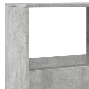 Bücherregal Betongrau 100x33x155,5 cm