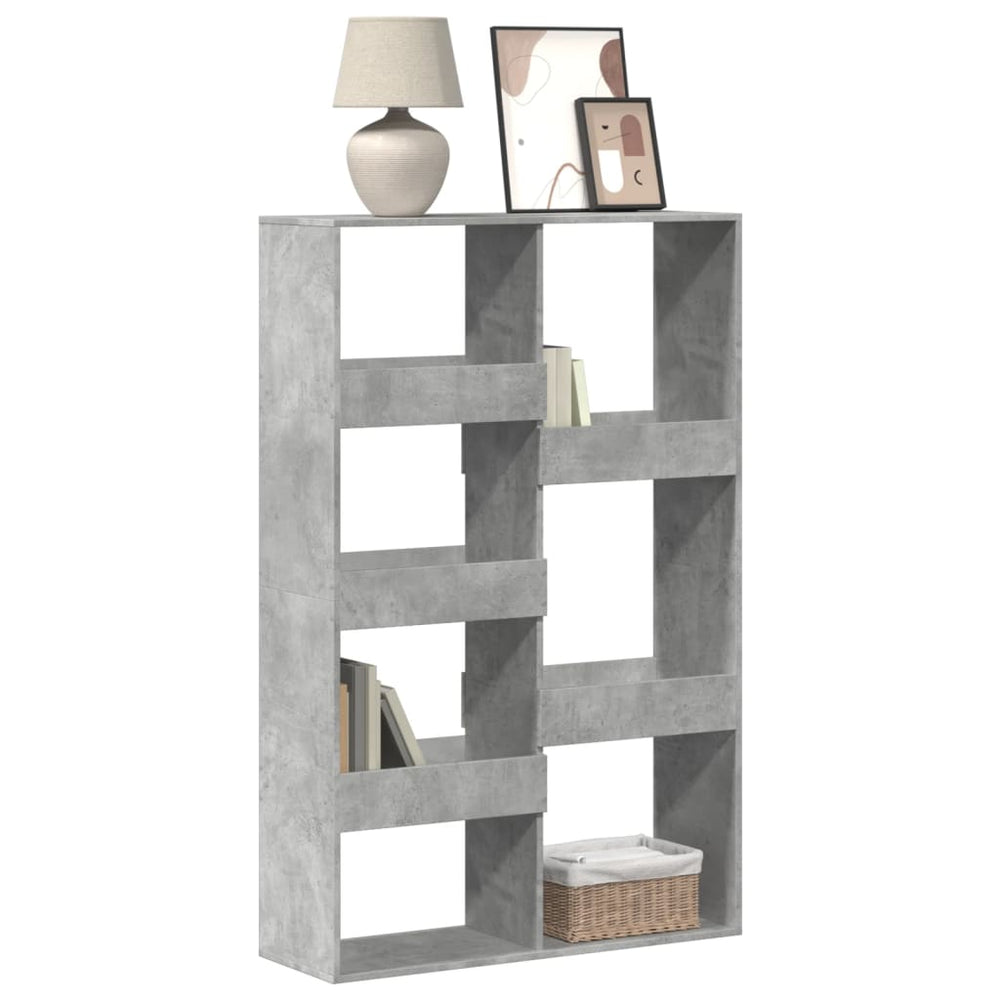 Bücherregal Betongrau 100x33x155,5 cm